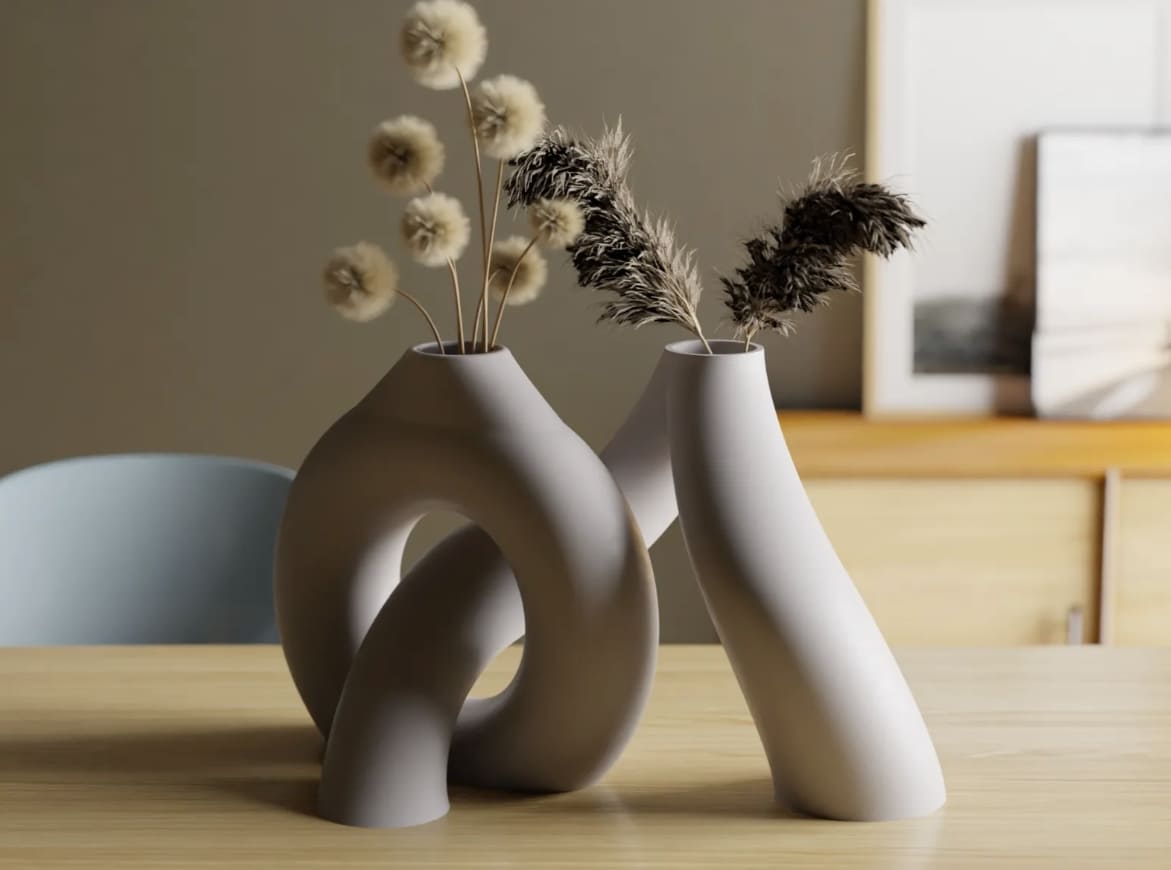 3d printed vase_abstract vase